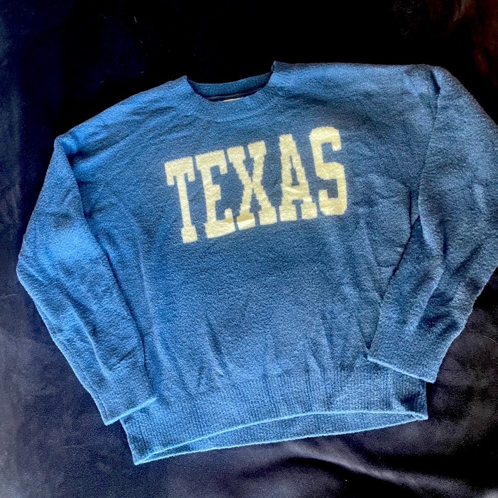 Thread & Supply Blue Crewneck Sweater